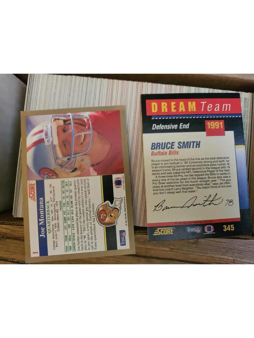 1991 Score NFL Football - Complete Card Set - made set